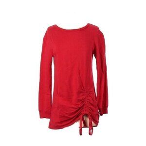 Halogen Red Long Sleeve Round Neck Pullover Size Small NWT